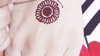 New beautiful back hand tikki mehandi design # ARTCratfs