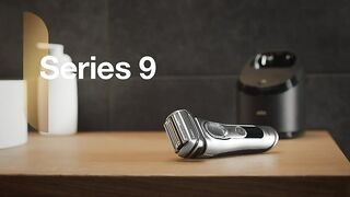 Braun Electric Razor for Men, Waterproof Foil Shaver, Series 9 9390cc, Wet & Dry Shave, With Pop-Up Beard Trimmer for Grooming,