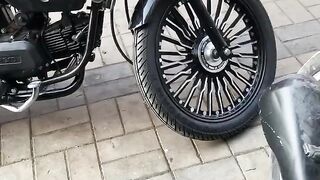 Hero motor cycle for to ride