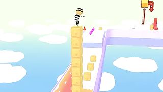 Surfer cube video game play