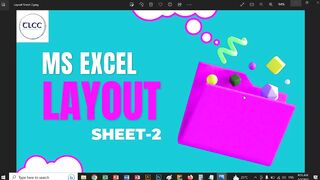 Excel Layout Sheets Part - 2