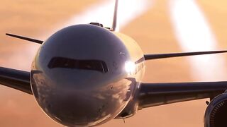 Thai Airways 777-300 ER Over the Pacific