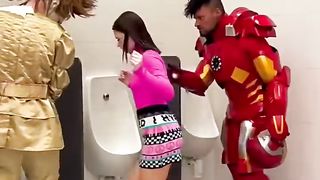 Iron man Wc Prank???????? #pranks #jeezzai #marvel #ironman