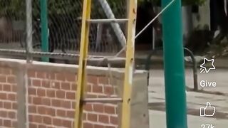 Gas cylinder prank