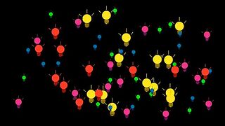 Lamp. Animation nice video