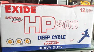 Exide HP 200 Deepcycle Battery 12 Volts 130AH Unboxing