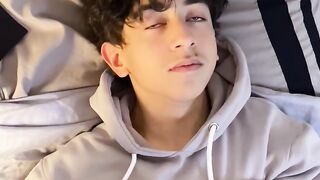If I fell asleep at my friend's house and woke up before him