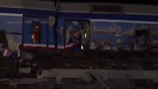 More than 30 people have been killed with dozens more injured after two trains collided in #Greece
