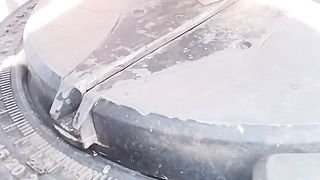 make a small wood diamond