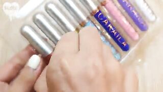 Rainbow Makeup Slime ! Eyeshadow Makeup Into the Slime! Oddly Satisfying Cosmetic Video #13