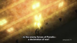 Eren vs Warhammer Titan - (Full Fight) HD