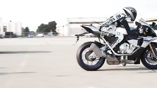 Rebot riding bike