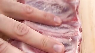 Аппетитные рёбрышки в фольге.