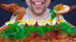 ASMR EATING SOFT BOIL EGGS (NO TALKING) EATING SOUNDS | ASMR EATING SHOW MUKBANG