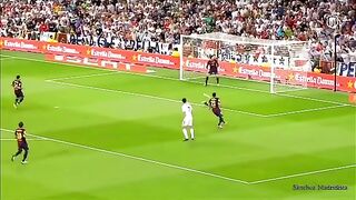 Fine goal of Ronaldo in el classico