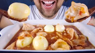 ASMR EATING SOFT BOIL EGGS AND DUMPLINGS | NOT TALKING (EATING SOUNDS) ASMR MUKBANG EATING SHOW