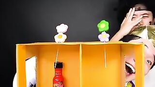 Spice Sauce vs whipping cream? | TikTok Funny Video | #shorts