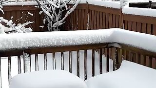 Snow at canada