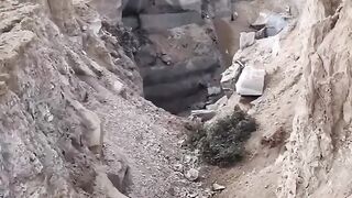 Earthquake CCTV footage