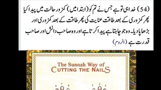 The Sunnnah Way of cutting Nails Ameer 2012