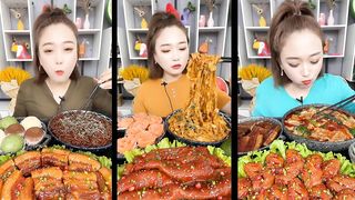 Spicy Chinese Mukbang Asmr Eating Compilation