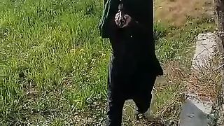 Small soldier fighting with criminal cute sisters prayer