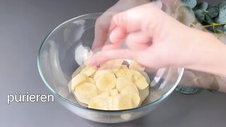 Dessert Nur 2 Zutaten! Ohne Zucker! Ohne Mehl! Dessertrezept in wenigen