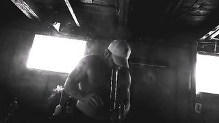 My hubby smoking weed :D