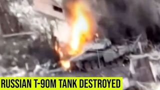 Russian T-90M Proryv tank was destroyed in the Kharkiv region