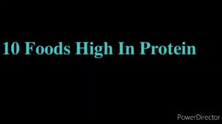 Top 10 high protein foods