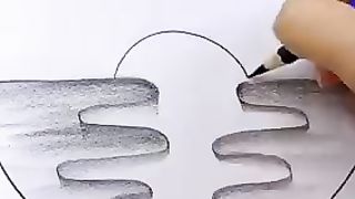 Beautiful pencil Art drawing
