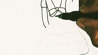Drawing girl