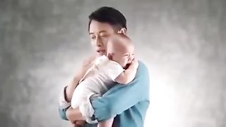 A little boy nothing quite after feels moms heart beat