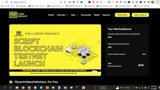 Script Network TV Watch2Earn Confirmed Airdrop | Script Testnet Live Join & Get Reward | Bithold