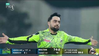 Rashid khan magician Brilliant spell with the ball aginst multan