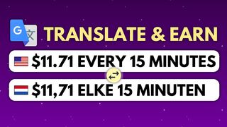 Earn ($10.00 + $1.71) EVERY 15 Minutes From GOOGLE TRANSLATE! | Make Money Online