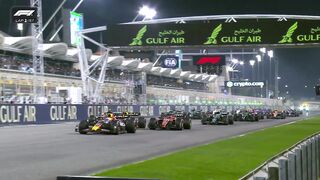 1st F1 Race - Bahrain Highlights
