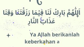 doa sebelum makan