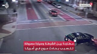 A chase between the police and a stolen car causes a terrible accident