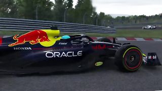 F1 Red Bull Verstappen vs Le Mans Hypercars at Nordschleife