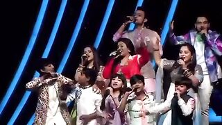 Bidipta duet performance with kids Indian idol 13 holi special