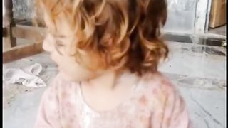 young girl was  worked #style