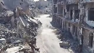 Earthquake devastation in Turkey Drone