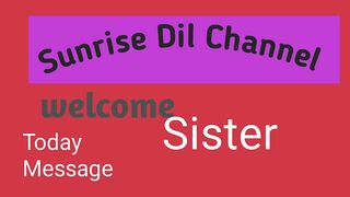 Today message sister forever