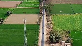 Top view of village #beauty