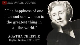 Top 50 Agatha Christie Quotes That Your Life | Motivational Quotes | Deep Meaning Quotes