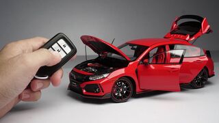 Распаковка Honda Civic Type R в масштабе 1:18 (???? Суперреалистичная литая модель)
