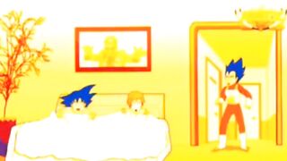 Vedita pega goku e curirim na cama com buma