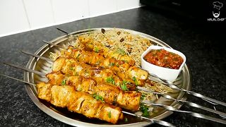 Chicken kabab with rice recipe ♥️♥️♥️