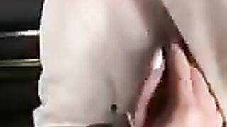 ВЪЛНЕНО ПАЛТО С КОЖЕНА ЯКА(2)